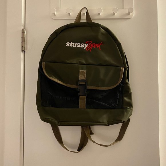 Stussy Other - Y2K Late 90s Stussy Sport Military Green / Olive Backpack Like New Condition